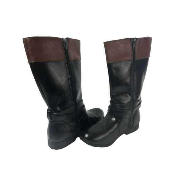 Arizona Black knee High Boots Low Heel Women Size 4M - Picture 4 of 13
